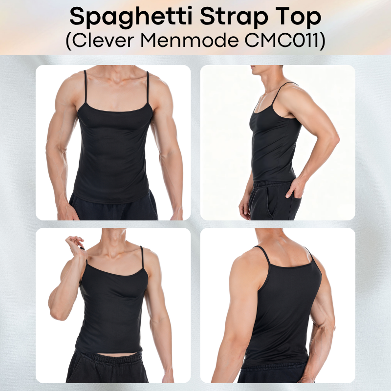 Men's Tee: Polyester Spaghetti Top Tee (CMC011)