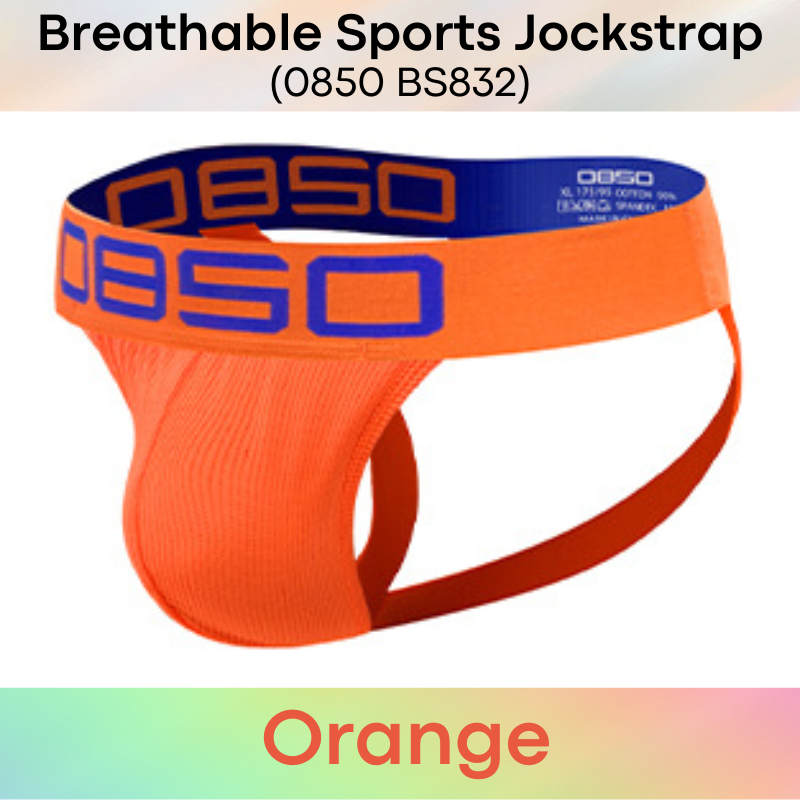 Men's Jockstrap: Nylon Double Layer Pouch Jockstrap with 4cm Spandex Waistband (BS832)