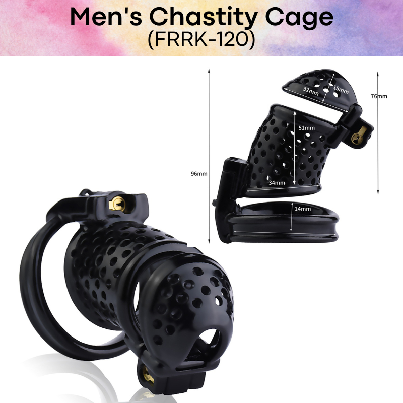 Adult Toy : Men's Chastity Cage (Resin) FRRK118 FRRK119 FRRK120