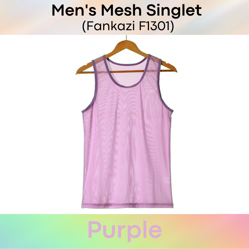 Men's Tee : Mesh Sleeveless (Fankazi F1301)