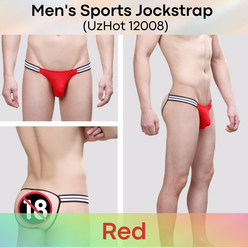 Men's Jockstrap : Low Waist Underwear (UzHot 12008)