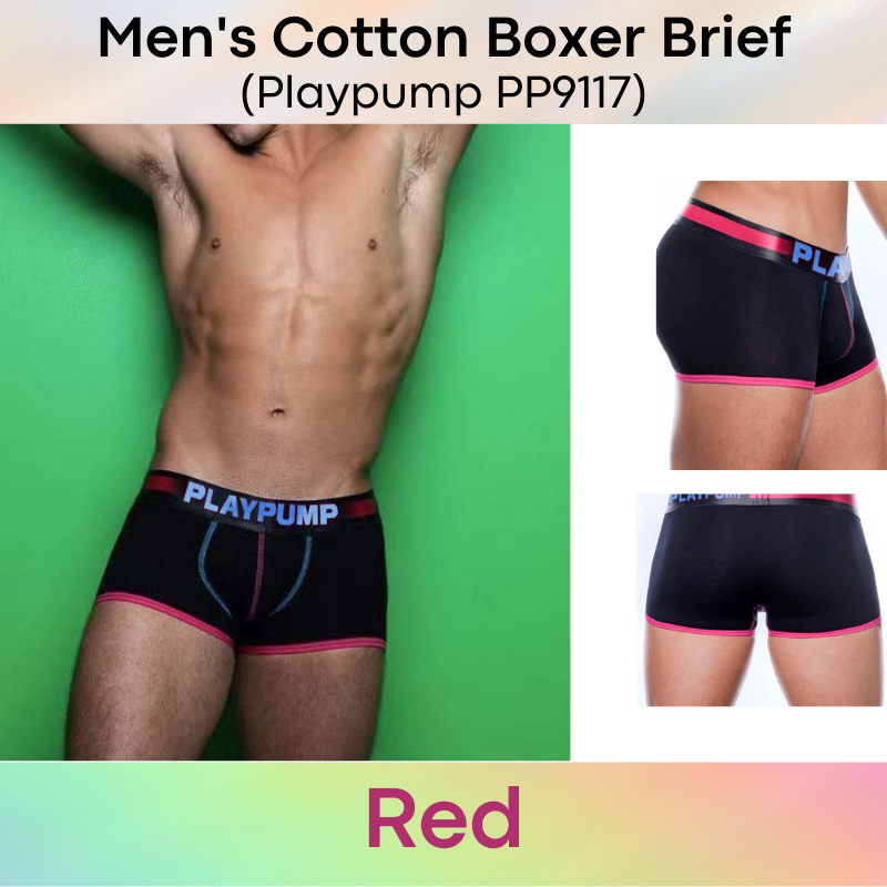 Men's Boxer : Cotton Underwear (Playpump PP9117)