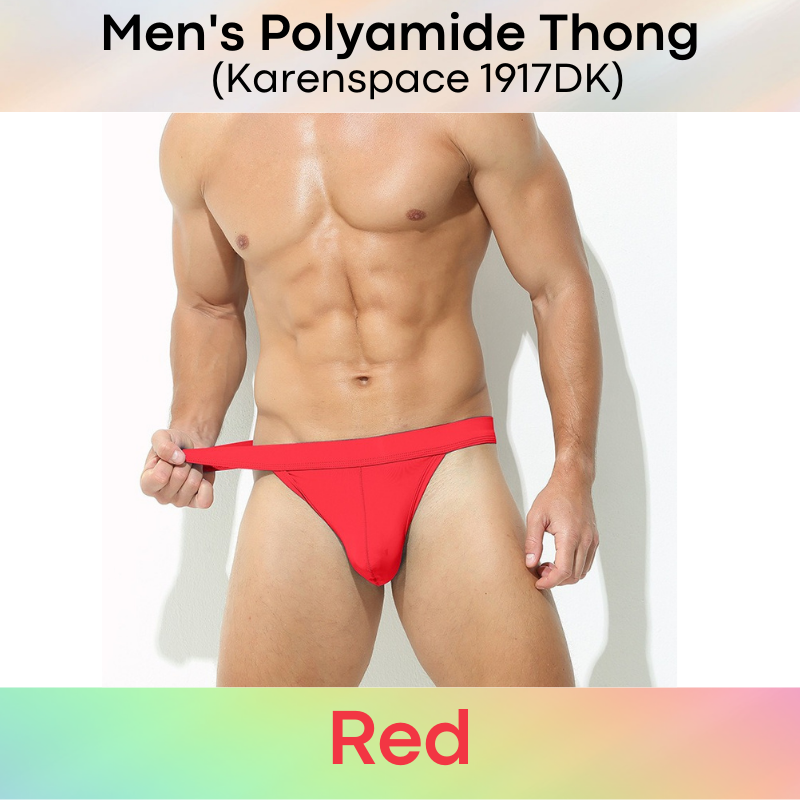 Men's Thong : Polyamide Underwear (Karenspace KS1917DK)