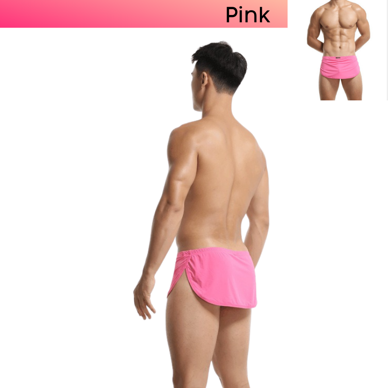 Men's Shorts : High Side Split with Inner GString (Sugoidan SG8006)