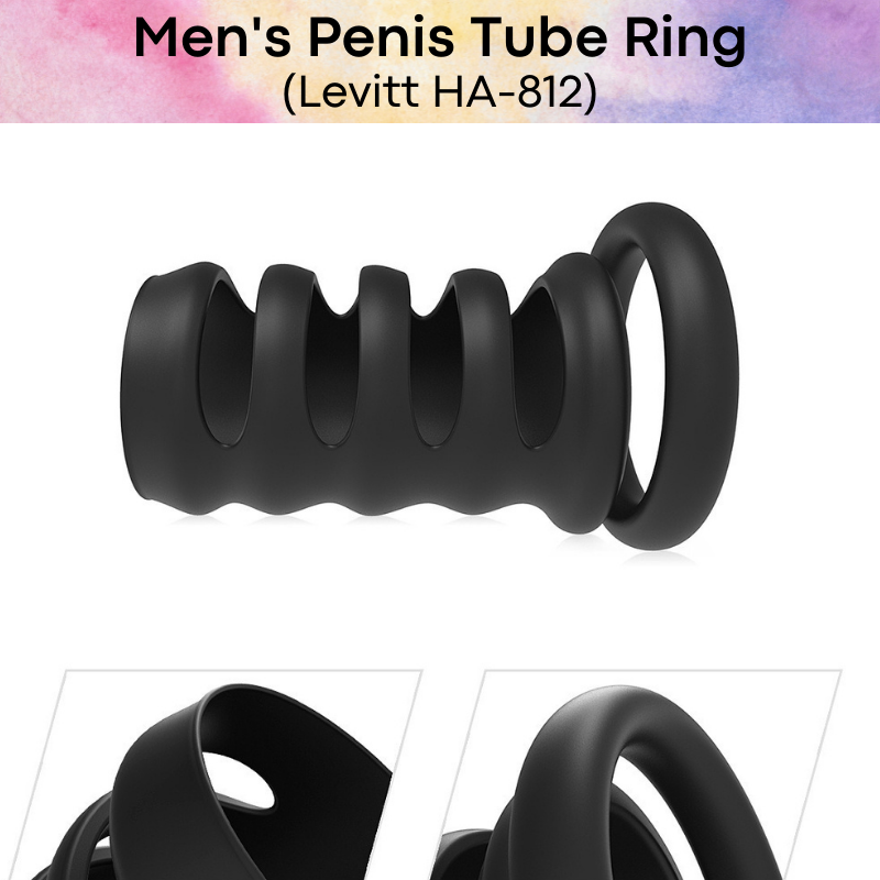 Adult Toy : Men's Penis Tube Ring (Levitt HA-812)