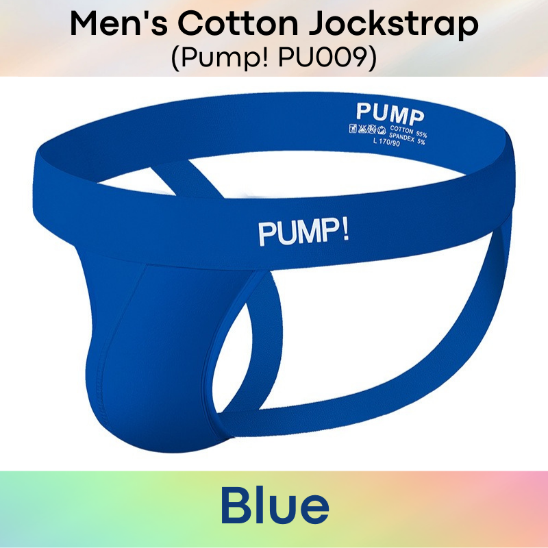 Men's Jockstrap : Low Waist Cotton Underwear (PU009)