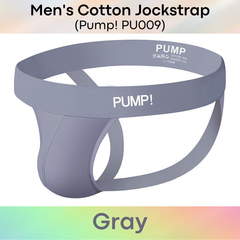 Men's Jockstrap : Low Waist Cotton Underwear (PU009)