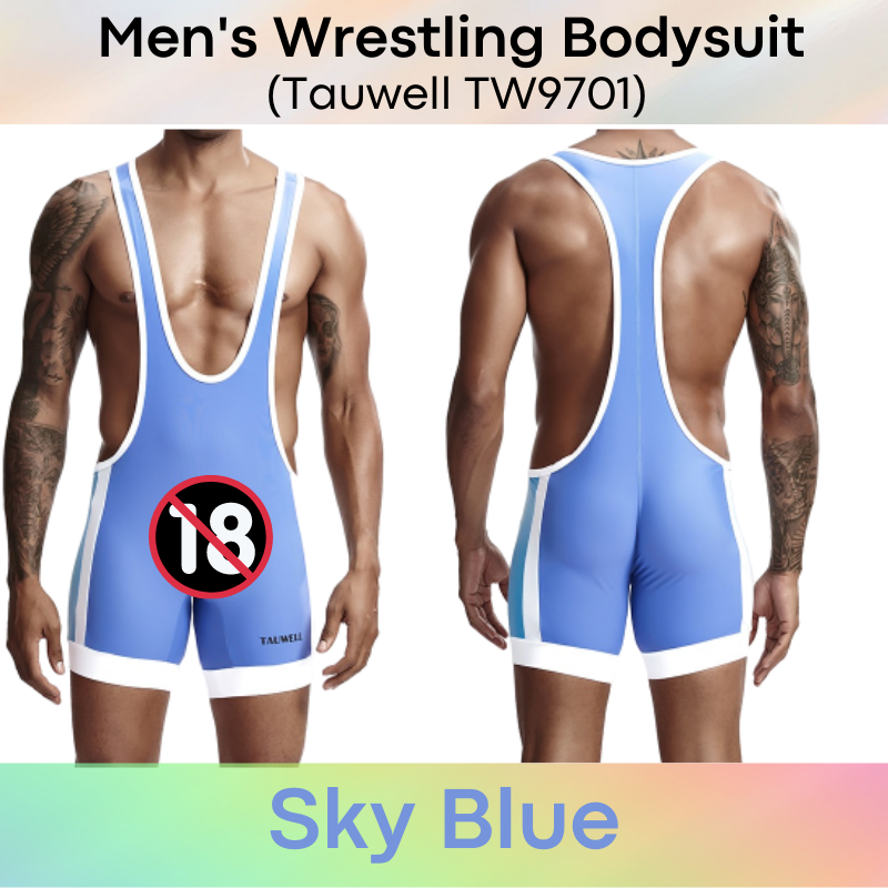 Men's Bodysuit : Polyester Sports Wrestling Polyester Boxer Style (Tauwell TW9701)