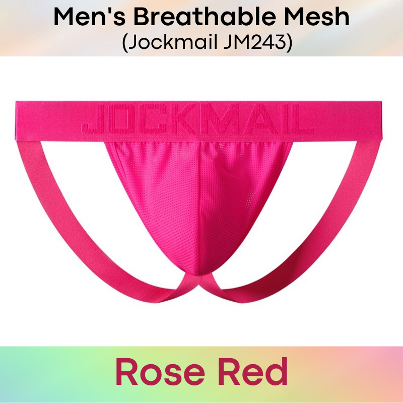 Men's Jockstrap : Breathable Mesh Underwear (Jockmail JM243)