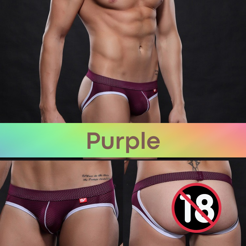 Men's Jockstrap : Low Waist Sports Underwear (WJ4003)