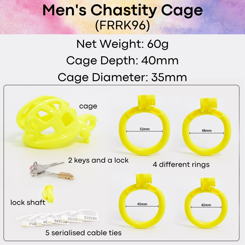 Adult Toy : Men's Chastity Cage (FRRK96)