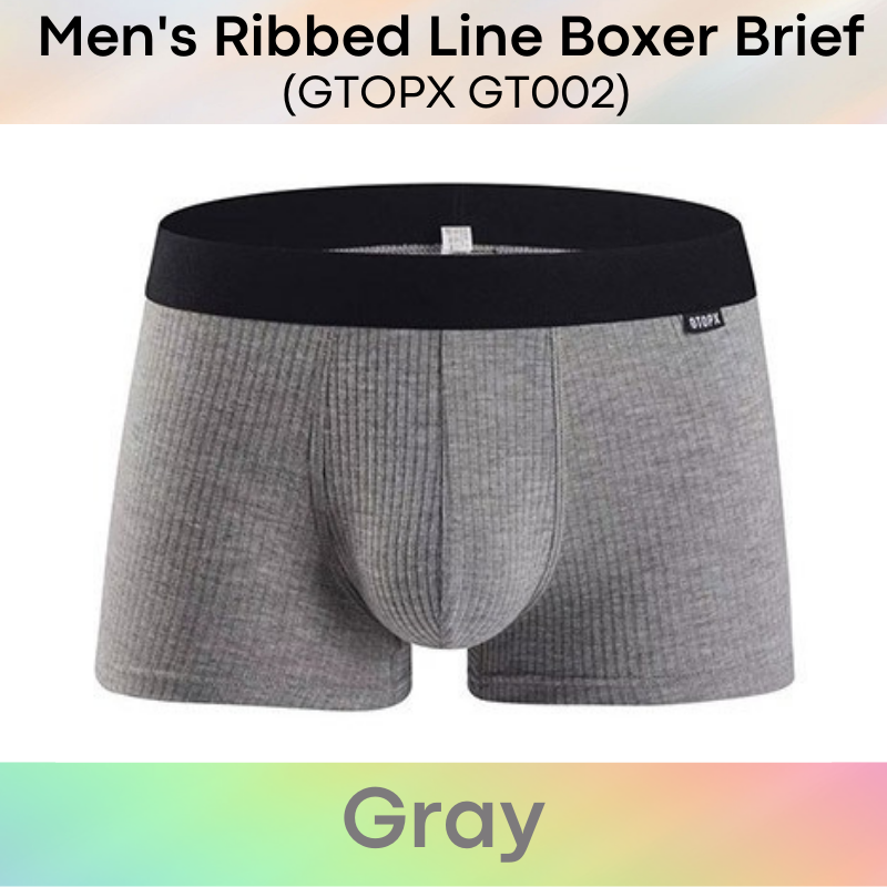Men's Boxer : Ribbed Line Underwear (GOTPX GT002)