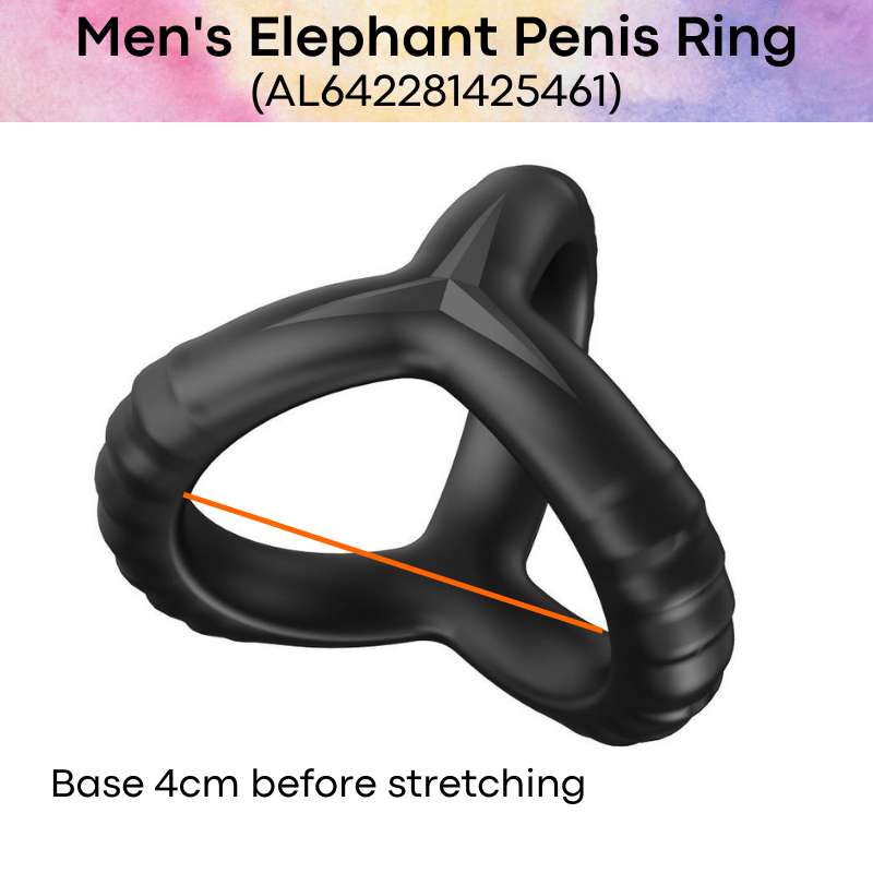 Adult Toy : Men's Elephant Penis Ring (AL642281425461)