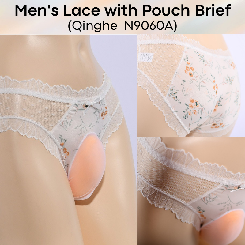 Men's Brief : Standout Capsule Lace Underwear (Qinghe N9060A)