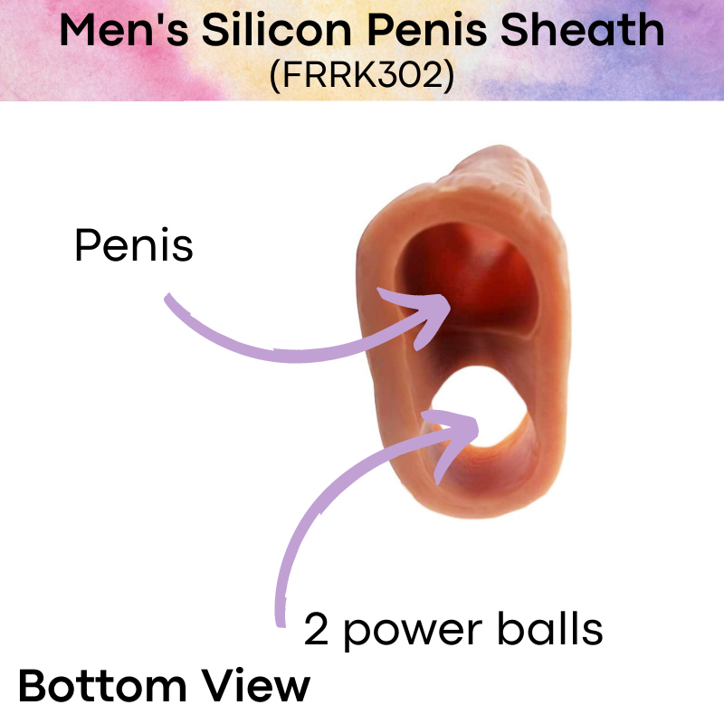 Adult Toy : Men's Penis Sheath Slip-On (FRRK302)