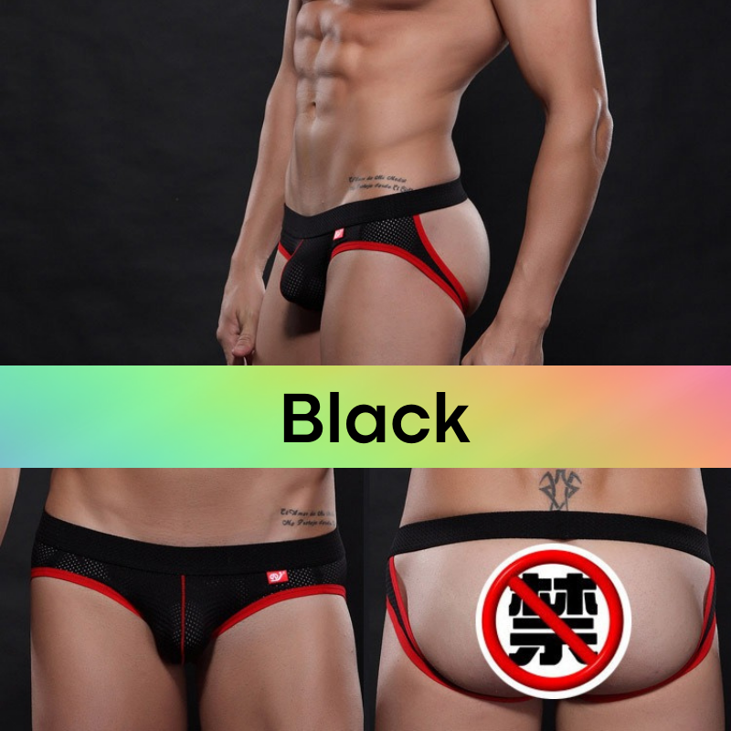 Men's Jockstrap : Low Waist Sports Underwear (WJ4003)