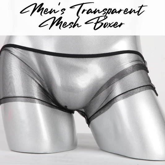 Men's Boxer :  Almost Transparent Mesh Underwear (CIOKICX C092)