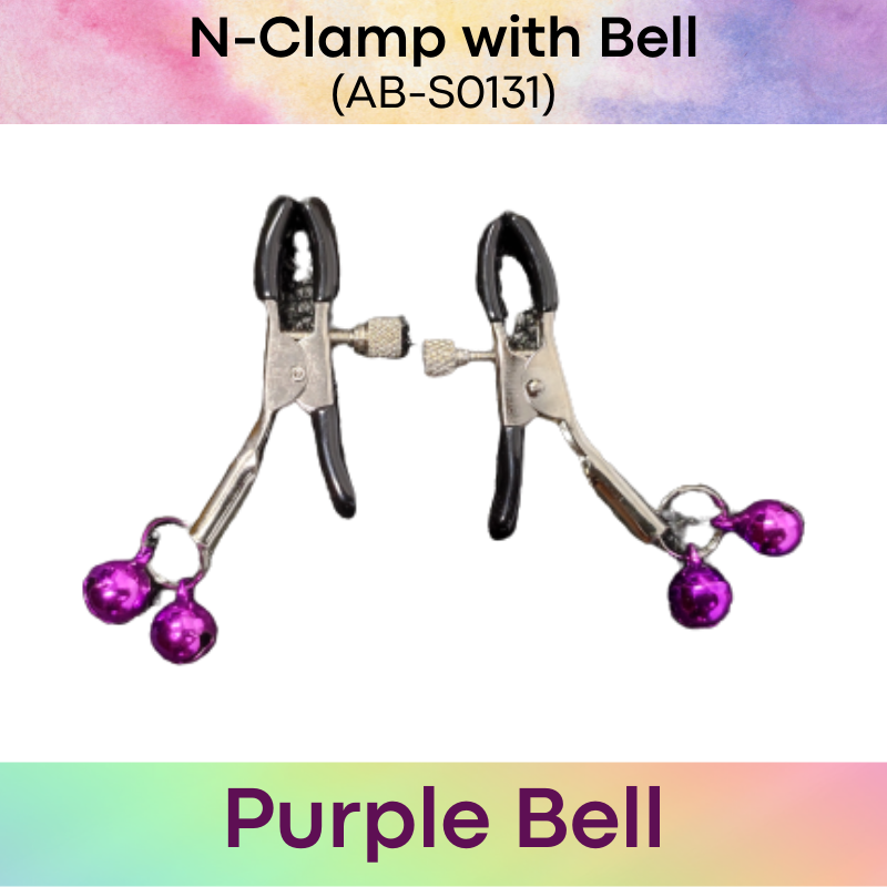 Adult Toy : Unisex Adjustable Nip Clamp with Bell (AB-S0131)