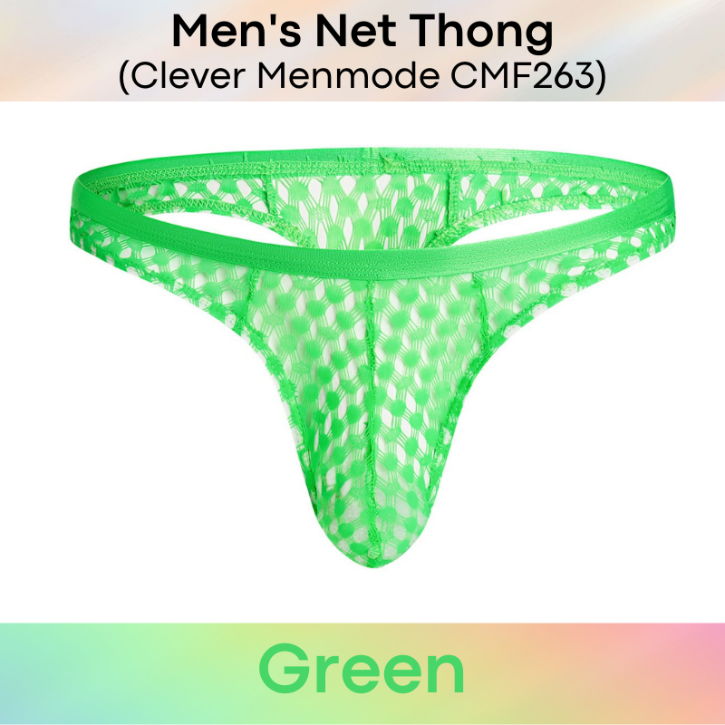 Men's Thong : Net Underwear (Clever Menmode CMF263)