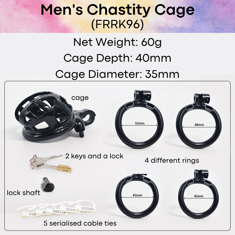 Adult Toy : Men's Chastity Cage (FRRK96)