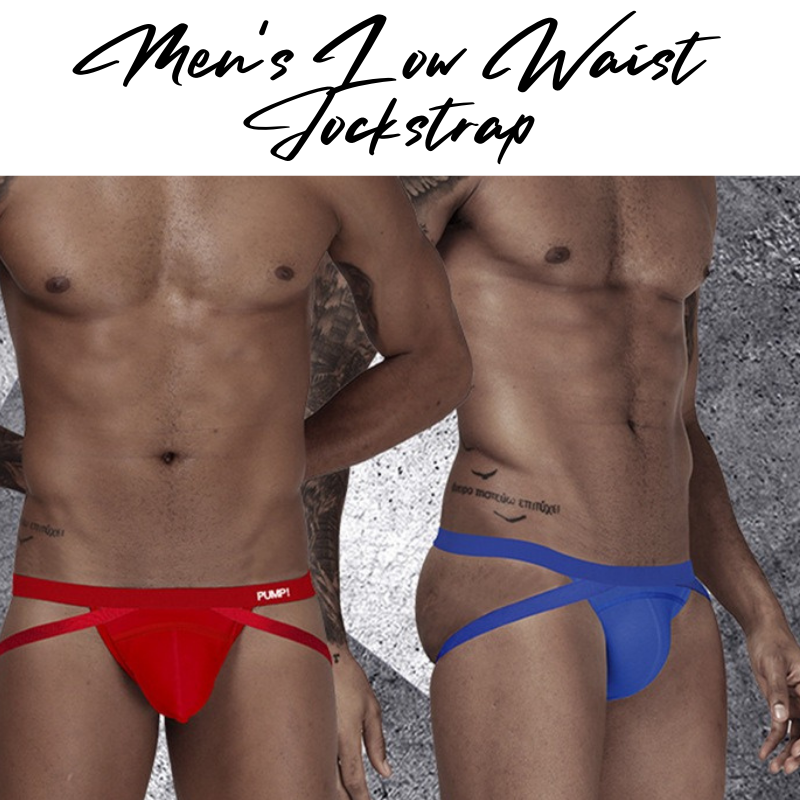 Men's Jockstrap : Low Waist Underwear (Pump! PU043)