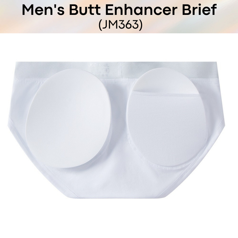 Men's Brief : Butt Enhancer with Removable Sponge (Jockmail JM363)