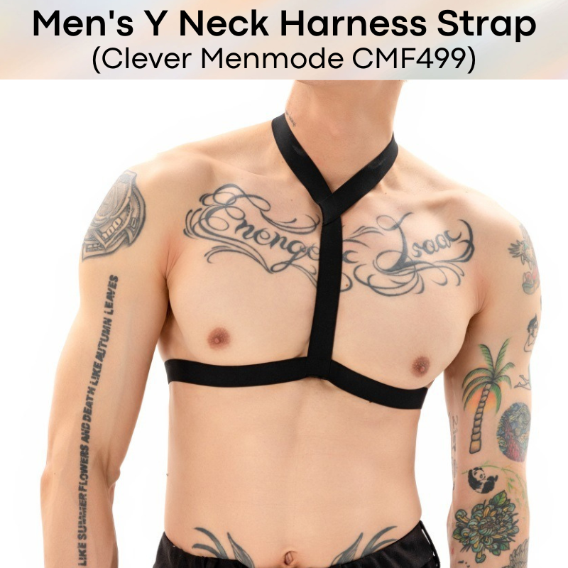 Men's Harness: Y Neck Harness Strap (Clever Menmode CMF499)