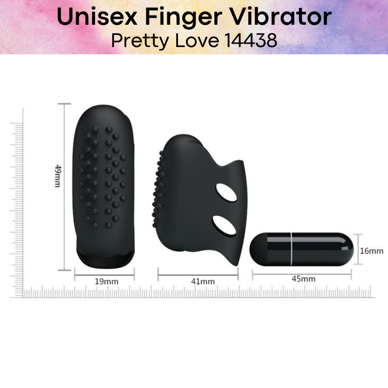 Unisex Finger Vibrator (Pretty Love 14438)