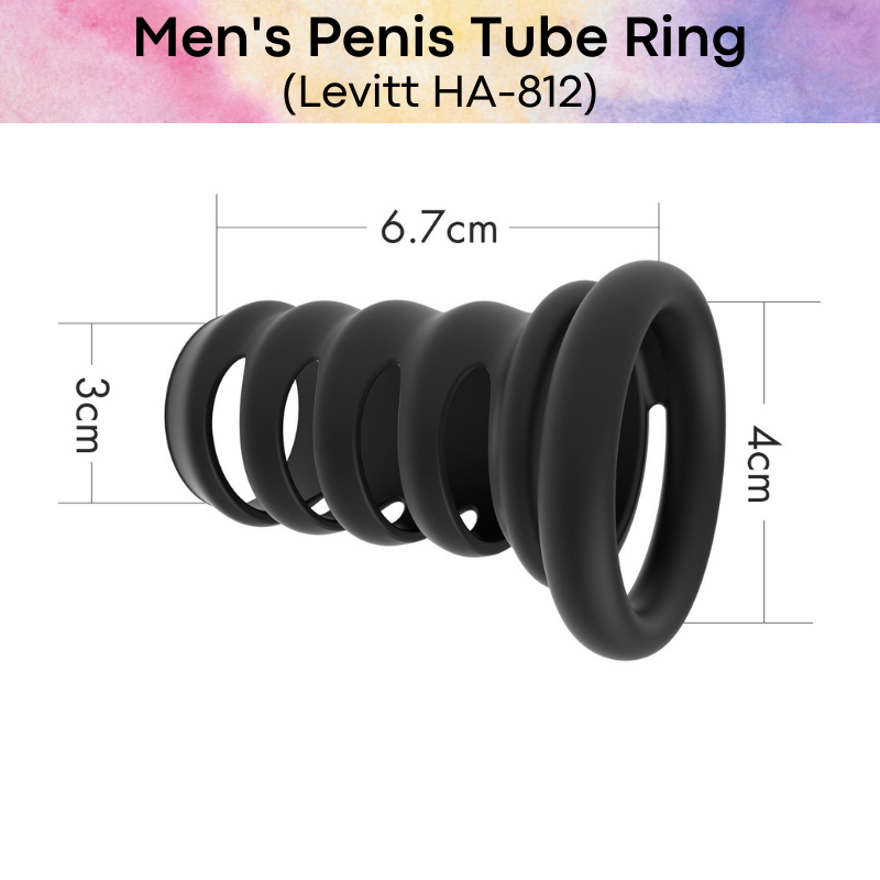 Adult Toy : Men's Penis Tube Ring (Levitt HA-812)