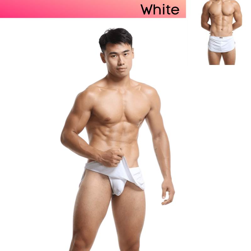 Men's Shorts : High Side Split with Inner GString (Sugoidan SG8006)