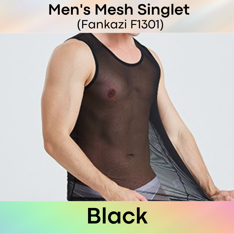 Men's Tee : Mesh Sleeveless (Fankazi F1301)