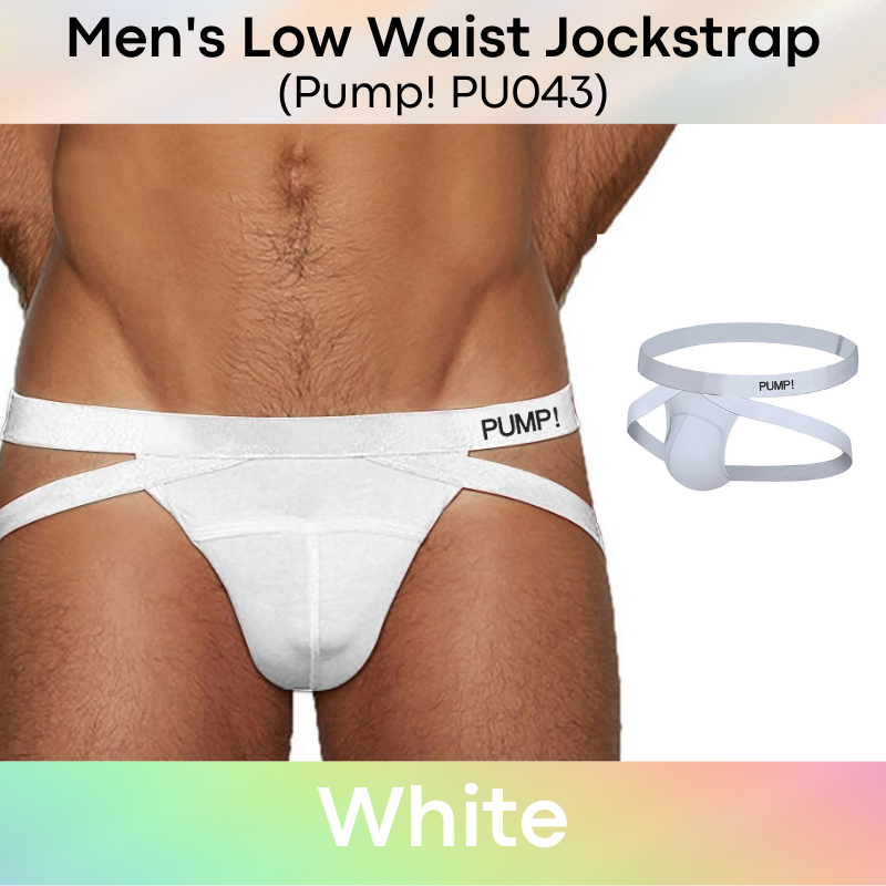 Men's Jockstrap : Low Waist Underwear (Pump! PU043)