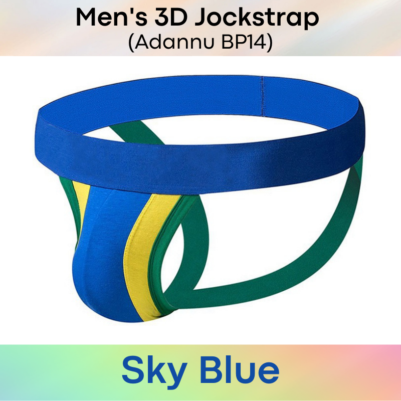 Men's Jockstrap : 3D Front Pouch Underwear (Adannu BP14)