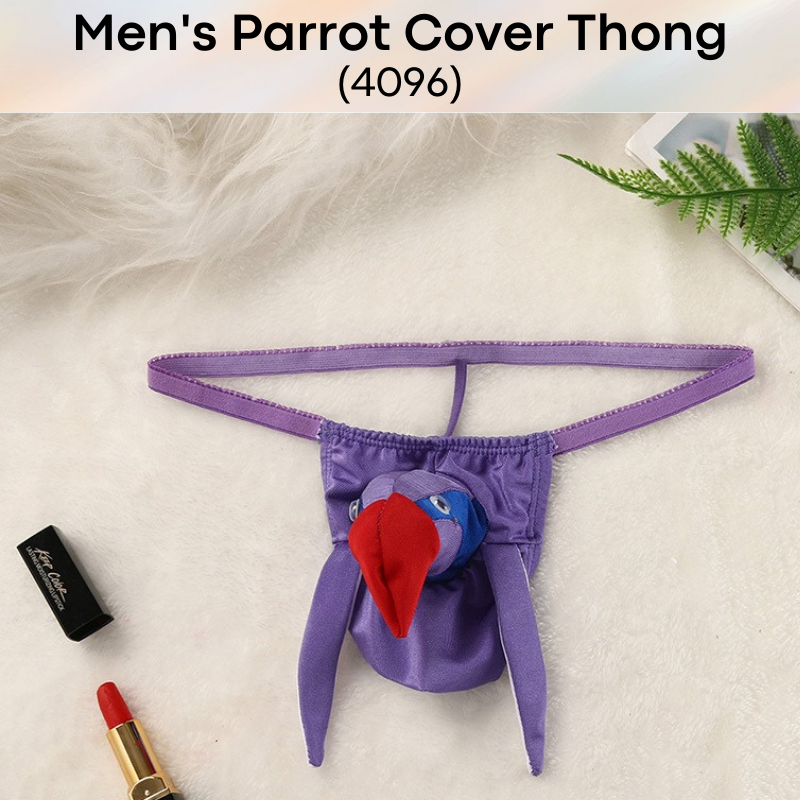 Men's Thong : Parrot Cover Underwear (4096)