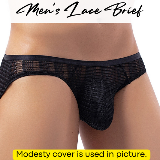 Men's Brief : Lace Underwear (Clever Menmode CMF019)