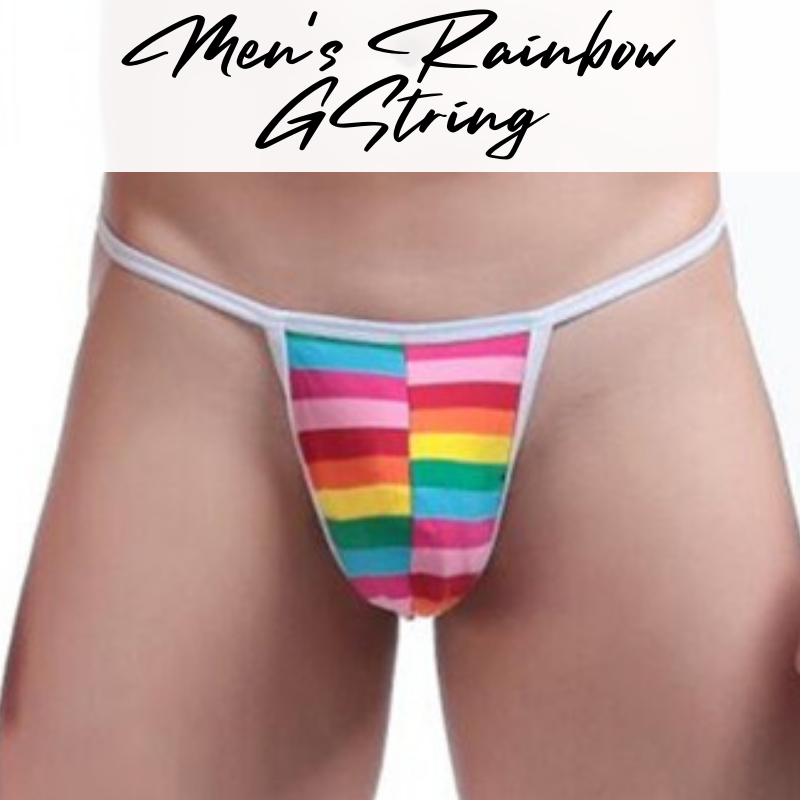 Men's GString : Rainbow Cotton Underwear (Ciokicx C045)