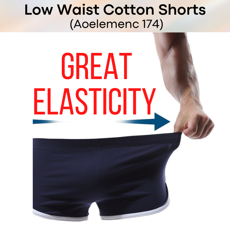 Men's Shorts : Low Waist Cotton without inner lining (Aoelemenc 174)