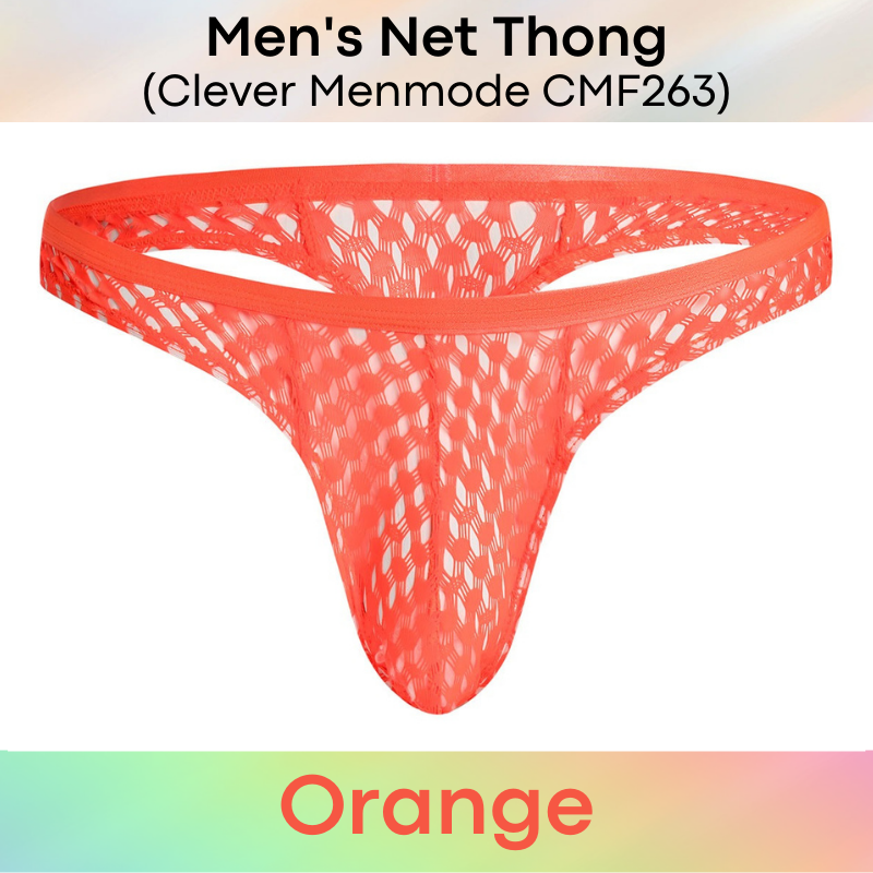 Men's Thong : Net Underwear (Clever Menmode CMF263)