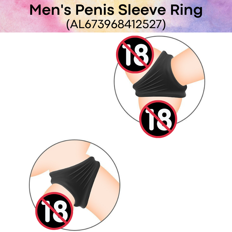 Adult Toy : Men's Penis Sleeve Ring (AL673968412527)