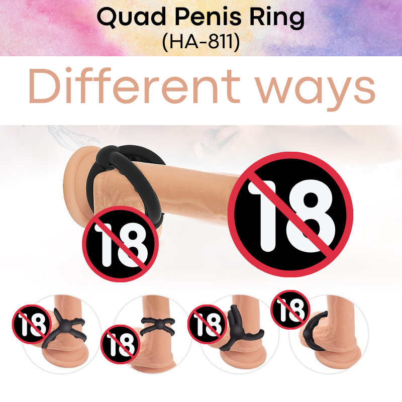 Adult Toy : Quad Penis Ring (HA-811)