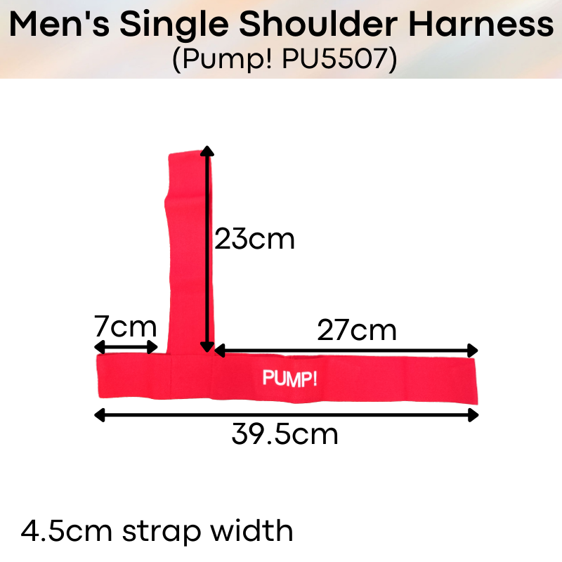 Men's Harness : Single Shoulder (Pump! PU5507)