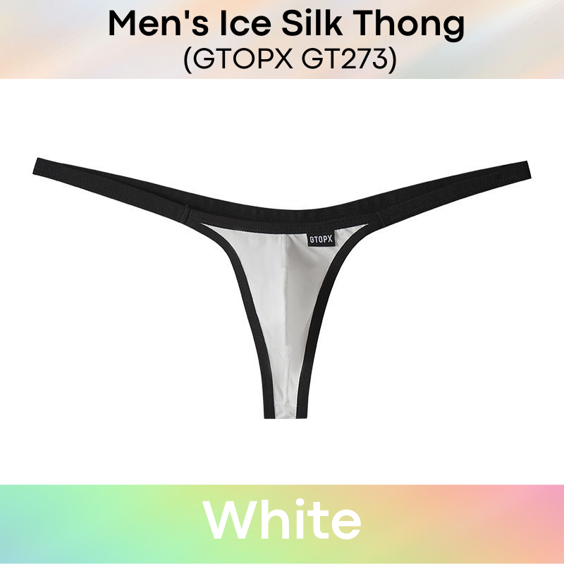 Men's Thong : Ice Silk Underwear (GTOPX GT273)