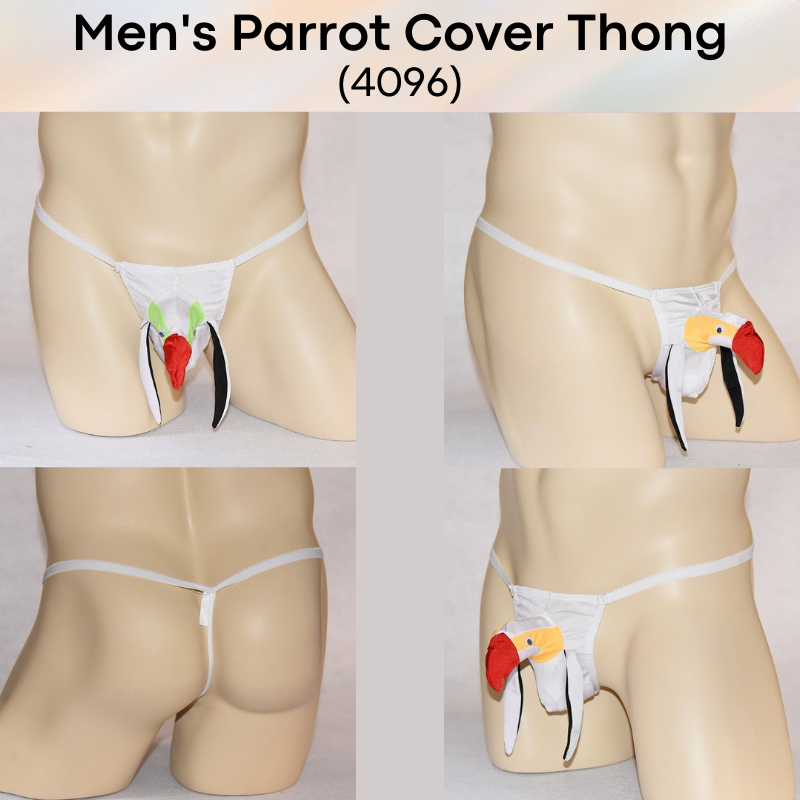 Men's Thong : Parrot Cover Underwear (4096)