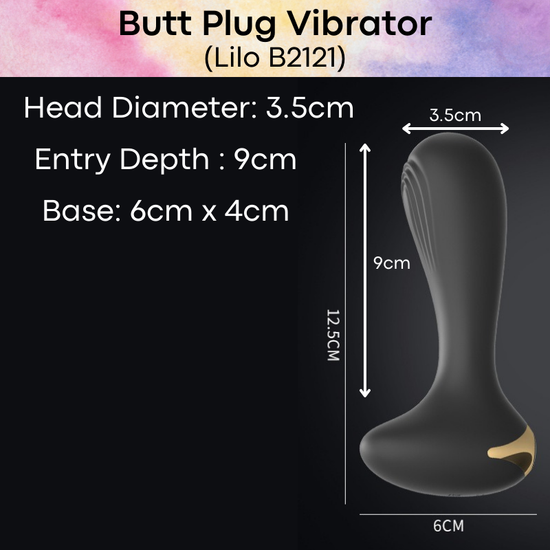 Adult Toy : Butt Plug Vibrator (Lilo B2121)