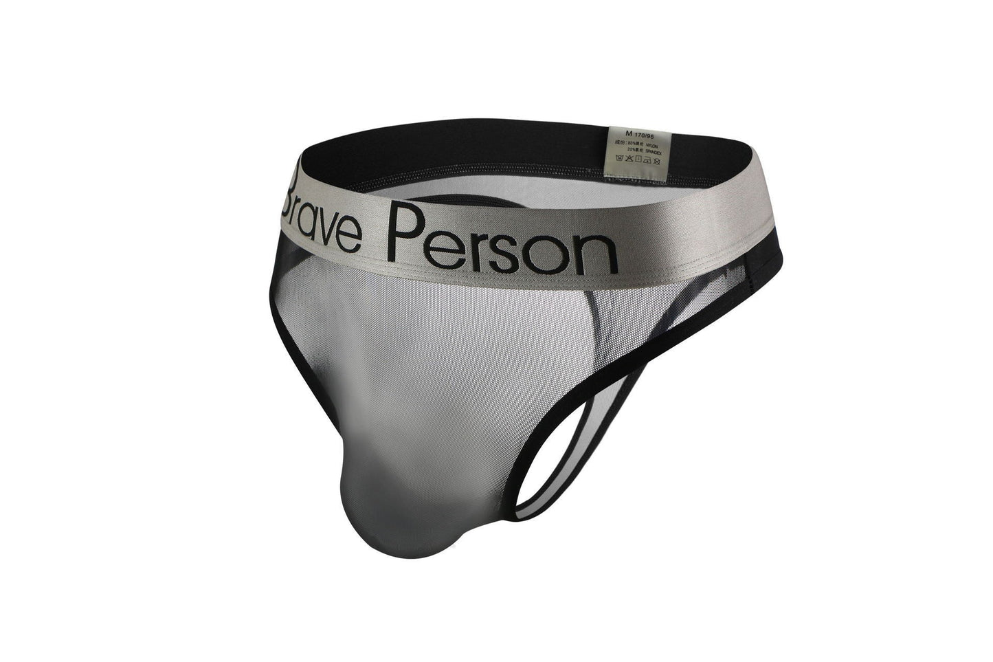 Men's Thong : High Back Mesh Underwear (Brave Person BR1185)