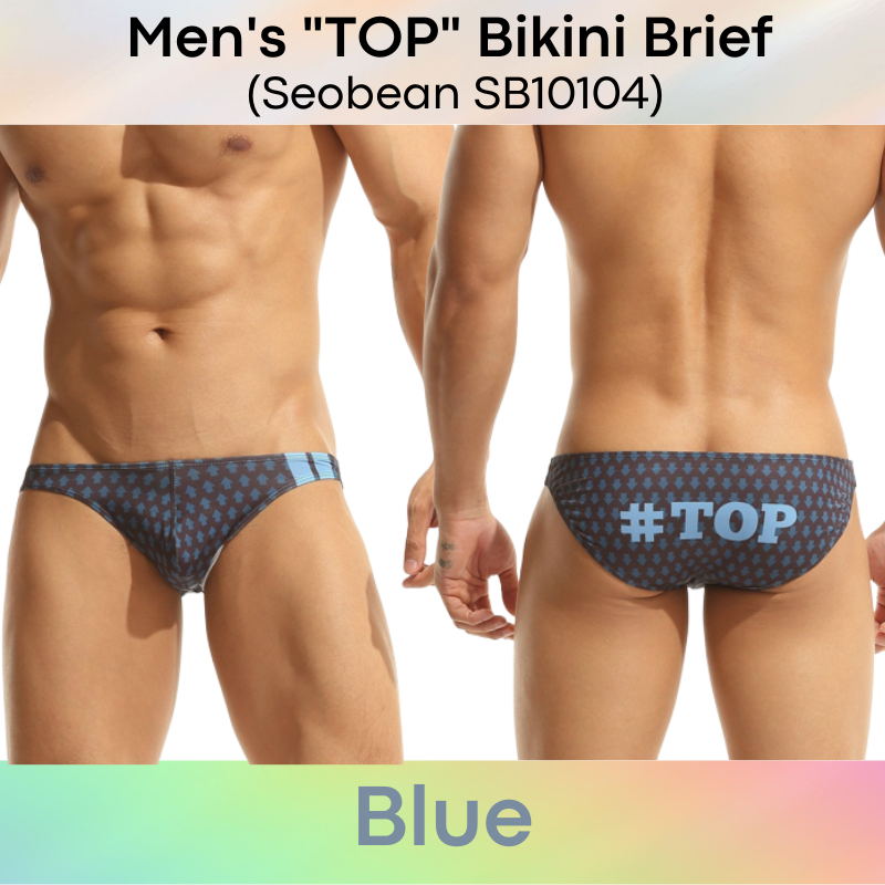 Men's Brief : "Top" Print Underwear (Seobean SB10104)