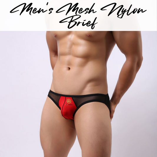 Men's Brief : Mesh Underwear (Brave Person BP1142)