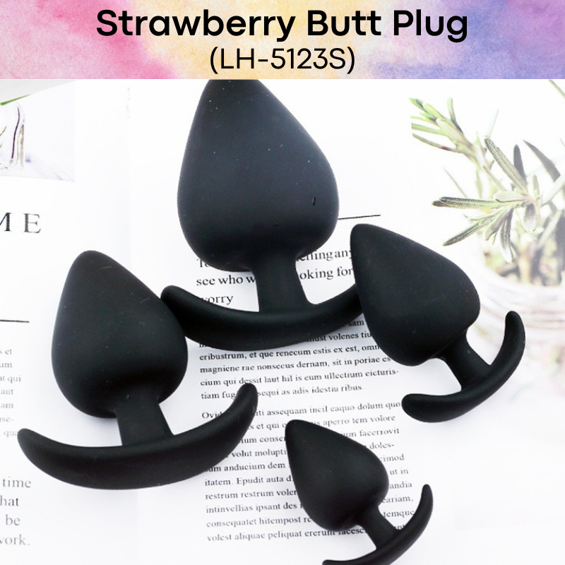 Adult Toy : Strawberry Butt Plug (LH5123S)