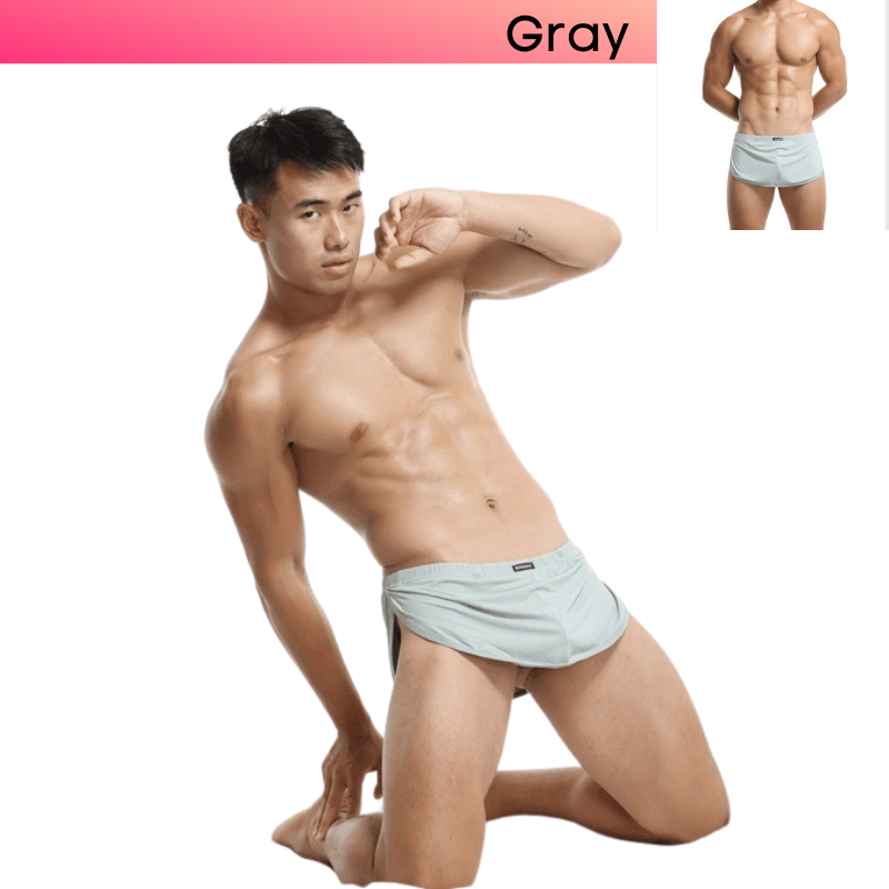 Men's Shorts : High Side Split with Inner GString (Sugoidan SG8006)