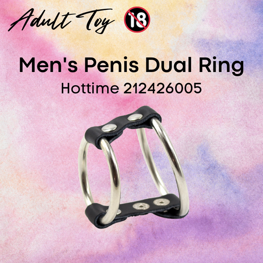 Adult Toy : Men's Penis Dual Ring (Hottime 212426005)